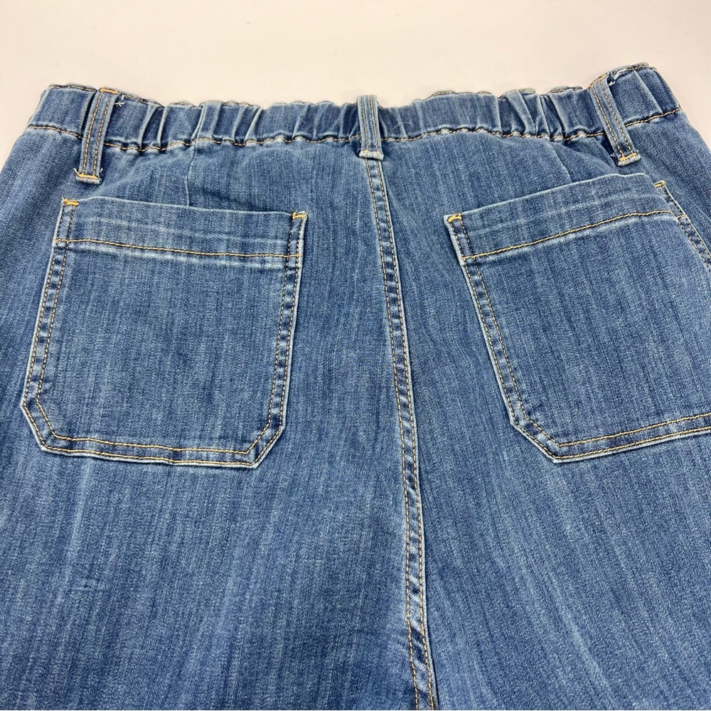 Judy Blue High Waist Elastic Waist Vintage Straight Leg Jeans Size 15/32 - Picture 4 of 9